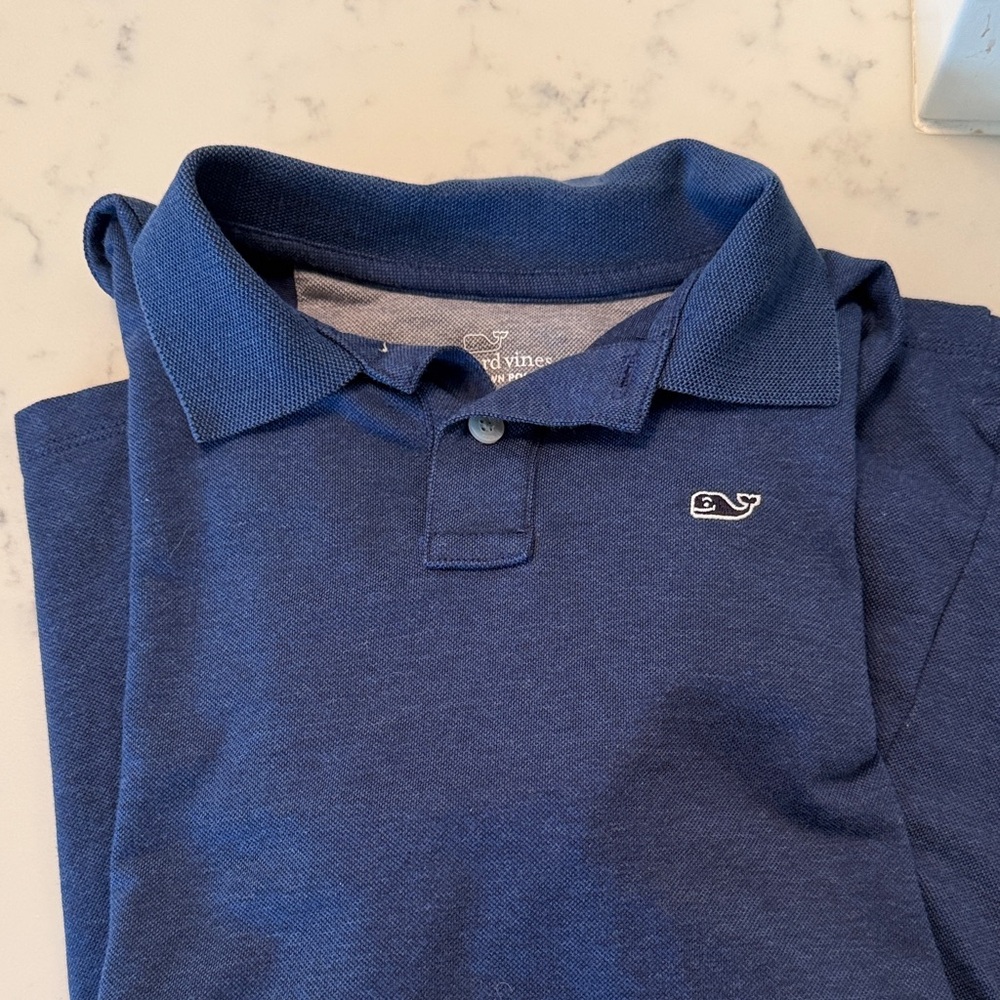 Vineyard Vines Kids Blue Polo Shirt